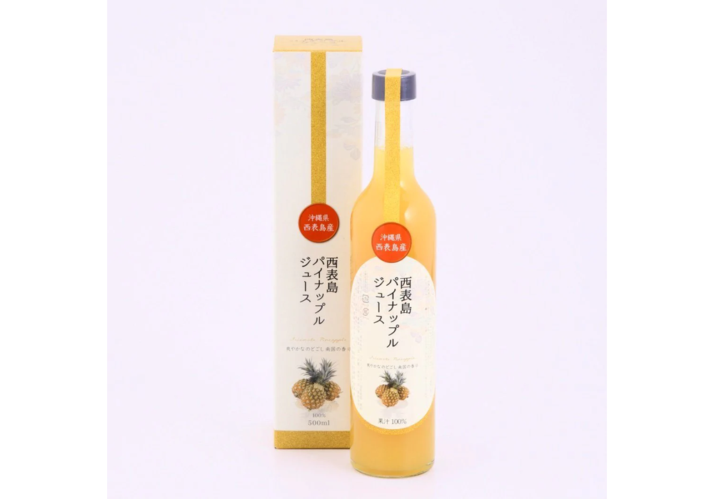 【果汁100%】西表パイナップルジュース 500ml