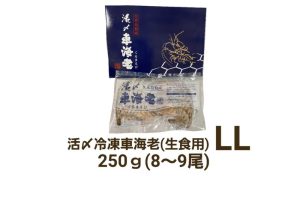 久米島産活〆冷凍車海老LL 250g (8～9尾) 【生食用】（県外）